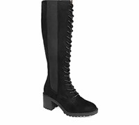 Journee Collection Womens Boots Black JENICCA SZ 9