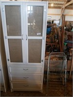 Mid-Century Kitchen / Showcase 2 pc Cabinet w/3