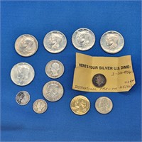 MISC SILVER COINS & MORE
