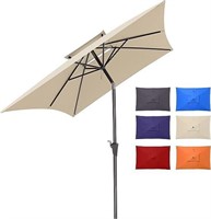 Pakarde 6.6x10ft Rectangle Patio Umbrellas