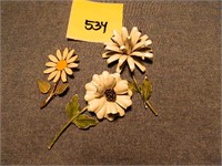 Flower Lapel Pins