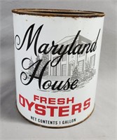 Maryland House Oyster Can