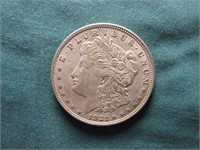 1921 U.S. MORGAN SILVER DOLLAR COIN