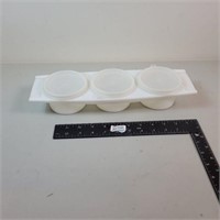 Tupperware 3 Section Container