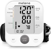 R1624  Metene Blood Pressure Monitor, Large Cuff