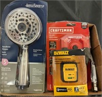 TRAY- STUD FINDER, SHOWER HEAD, WALL CHARGER