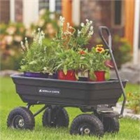 Yardworks Poly Tray 4-Wheel Garden/Yard Cart 600