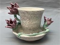 Walgate Cardon of Eden Floral Pottery Cup & Plate
