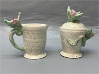Walgate Cardon of Eden Floral Pottery Creamer &