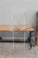 Garden Trellis and Hanging Baskets