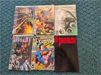 Lot of 6 Comic Books - Superman Two-Face Deathblow