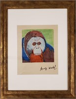 Original in the Manner of Andy Warhol Baboon