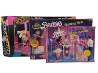 4 Barbie Playsets