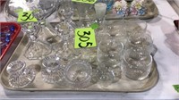 Candle holders, glasses, etc.