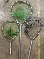 3 aluminum fishing nets