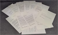 Signed letters - Bill Clinton.