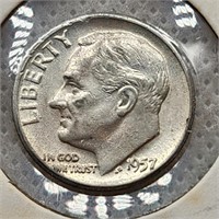 1957 Roosevelt Dime