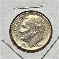 1959 Roosevelt Dime