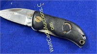 Vintage Barlow Pocket Knife W/ Leather Sheath D.: