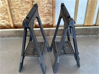 2 STANLEY SAW HORSE STANDS, FOLDING