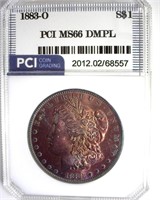 1883-O Morgan MS66 DMPL LISTS $4750