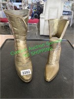 2 Brass Boot Decors