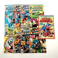9 Captain America 40¢-50¢ Comics