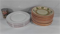 8 assiettes + 12 assiettes - Sets of 8 & 12 plates
