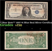 **Star Note** 1957 $1 Blue Seal Silver Certificate