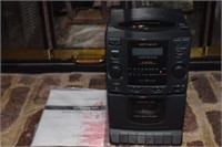 Optimus Stereo System 739 CD Cassette AM/FM