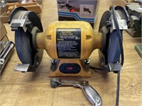 8” Bench Grinder with Wheel Cleaning tool