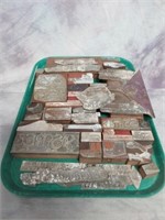 Assorted Type Plates -Tray Not Included