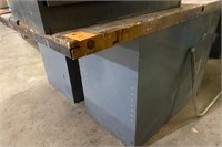 heavy duty work table lower steel cabinet storage