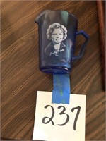 WOODEN FLUTE- SHIRLEY TEMPLE PITCHER