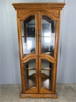 Lighted Display Cabinet w/ 3 Glass Shelves