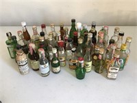 Vintage Miniature Liquor Bottles