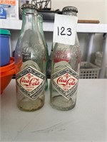 VTG GLASS COCA COLA BOTTLES