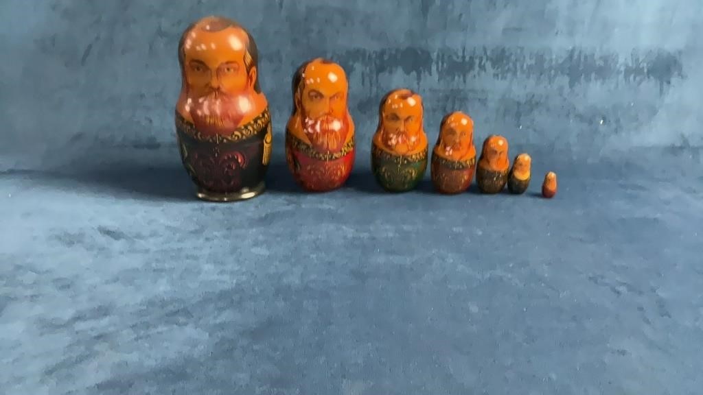 Czars Russian matrushka dolls