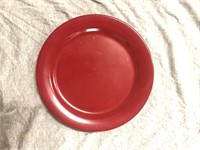 Bid x 24: NEW Dinner Plate, 9" Crimson