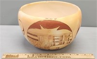 Large Hopi Dough Bowl by Barbara Naha