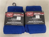 Two pairs of Rawlings Baseball Pro Tube Socks.