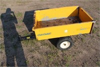 Metal Cub Cadet 10CU FT Garden Trailer w/Tilt Box