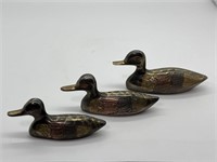 Brass Carved Ducks