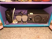 Computer Speakers & Router
