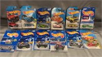 Hot Wheels die cast on cards qty 12