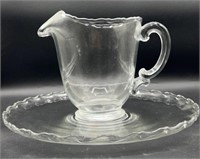 Fostoria New Century Pitcher and Tray