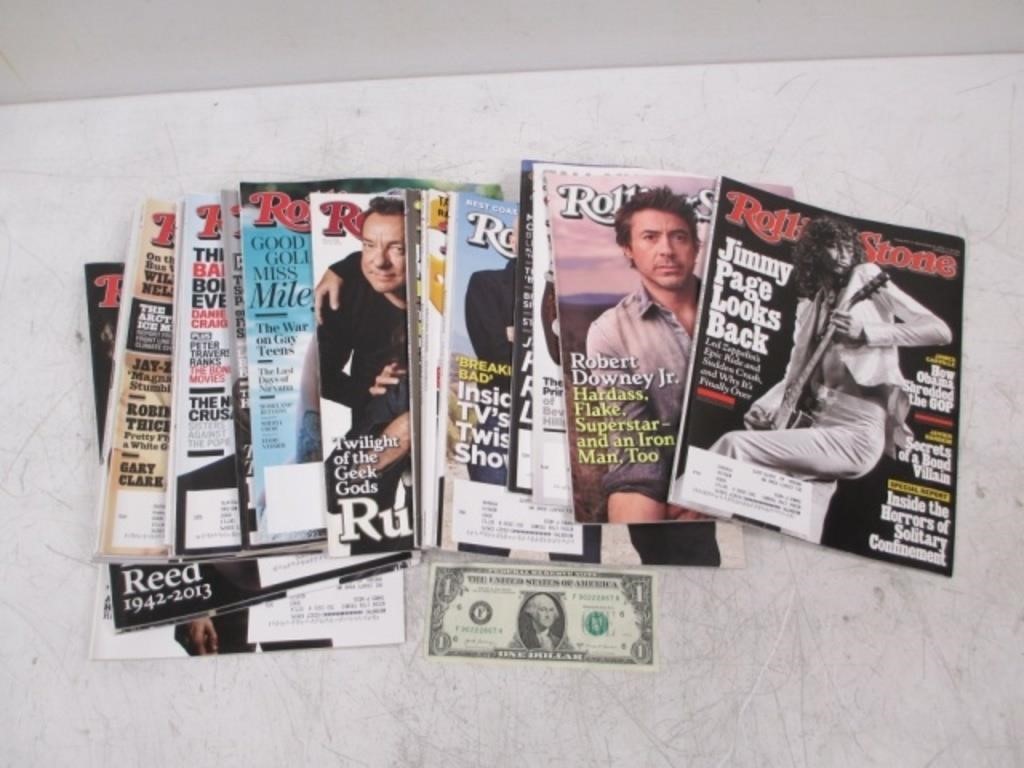 Lot of Rolling Stone Magazines