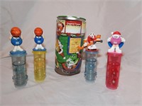 Happy Holidays Control Tower Tin W/ Toys