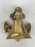 Vintage Brass Anchor Themed Bell