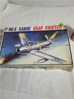 USAF Fighter F-86E model plane